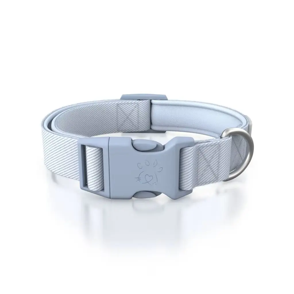 Zgarda Quick Release din policoton ultra-usoara Doctor Totolici, culoare Baby Blue, marimea XL