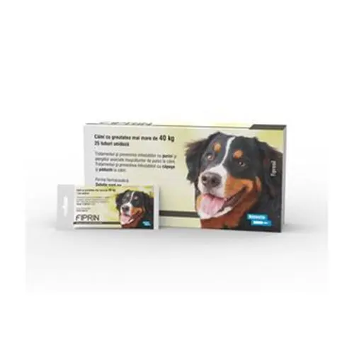 Solutie antiparazitara, Fiprin Spot Dog XL, 3 x 4,02 ml