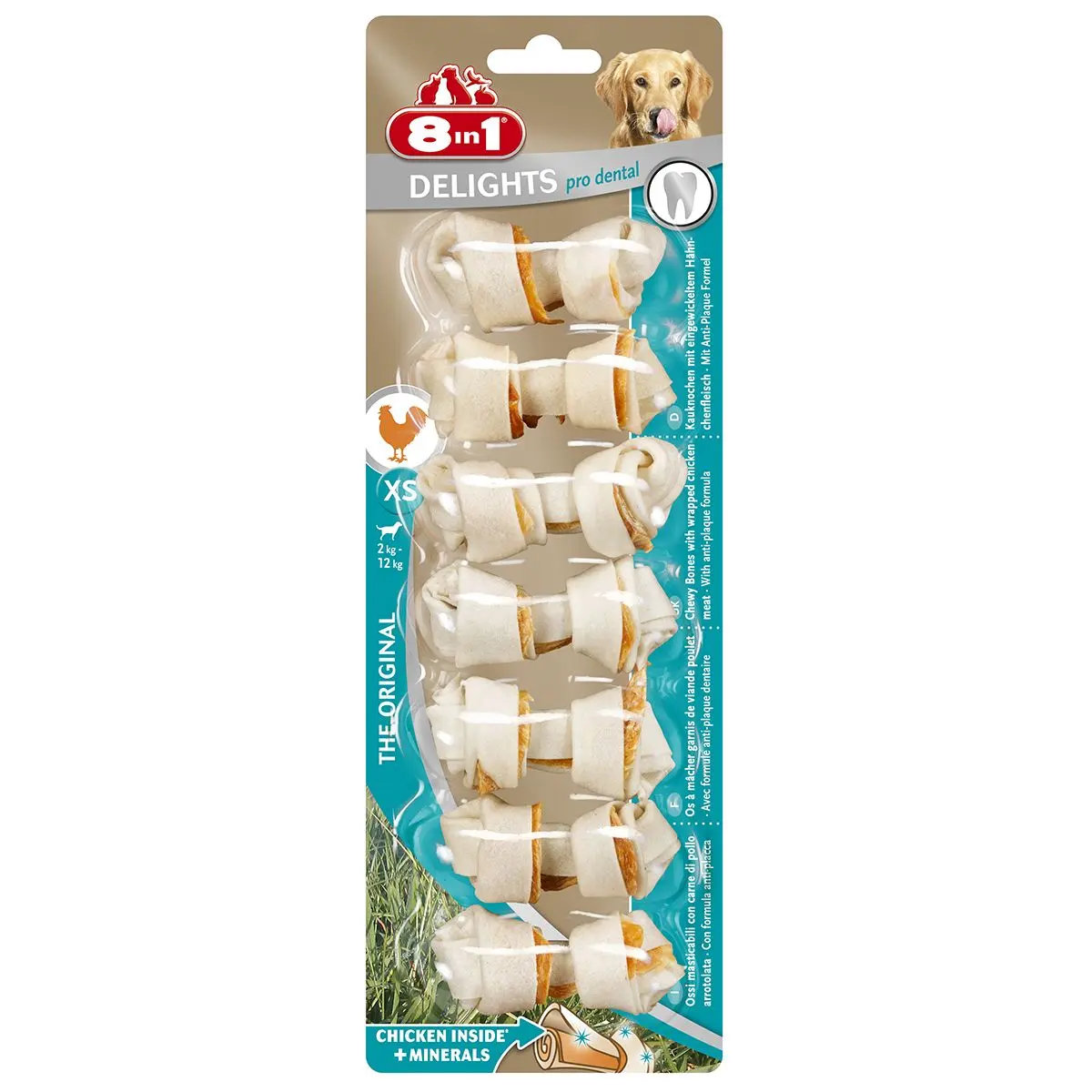 8 in 1 Oase Dental Delights XS