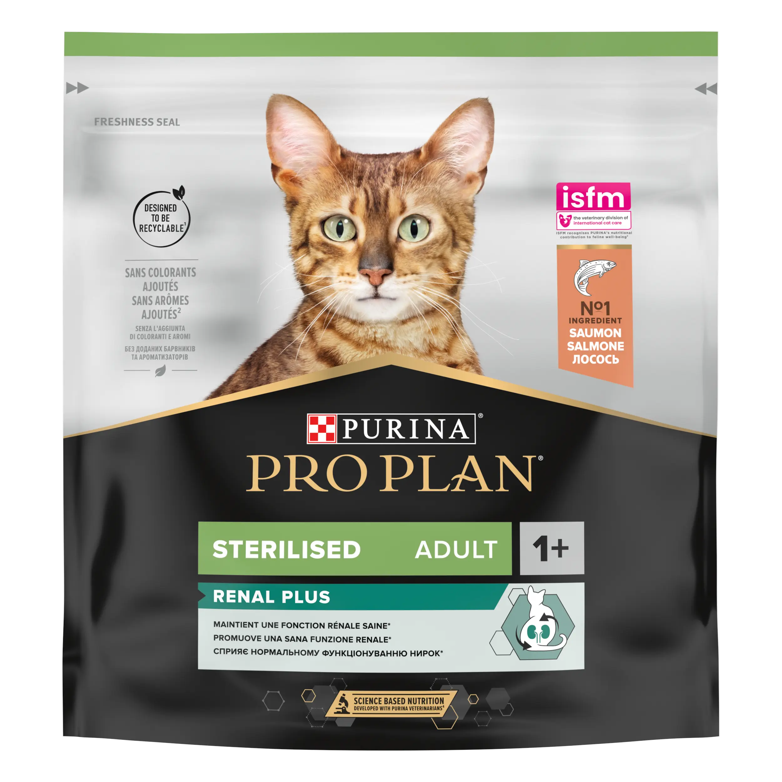 PURINA PRO PLAN STERILISED Renal Plus, Somon, 400 g