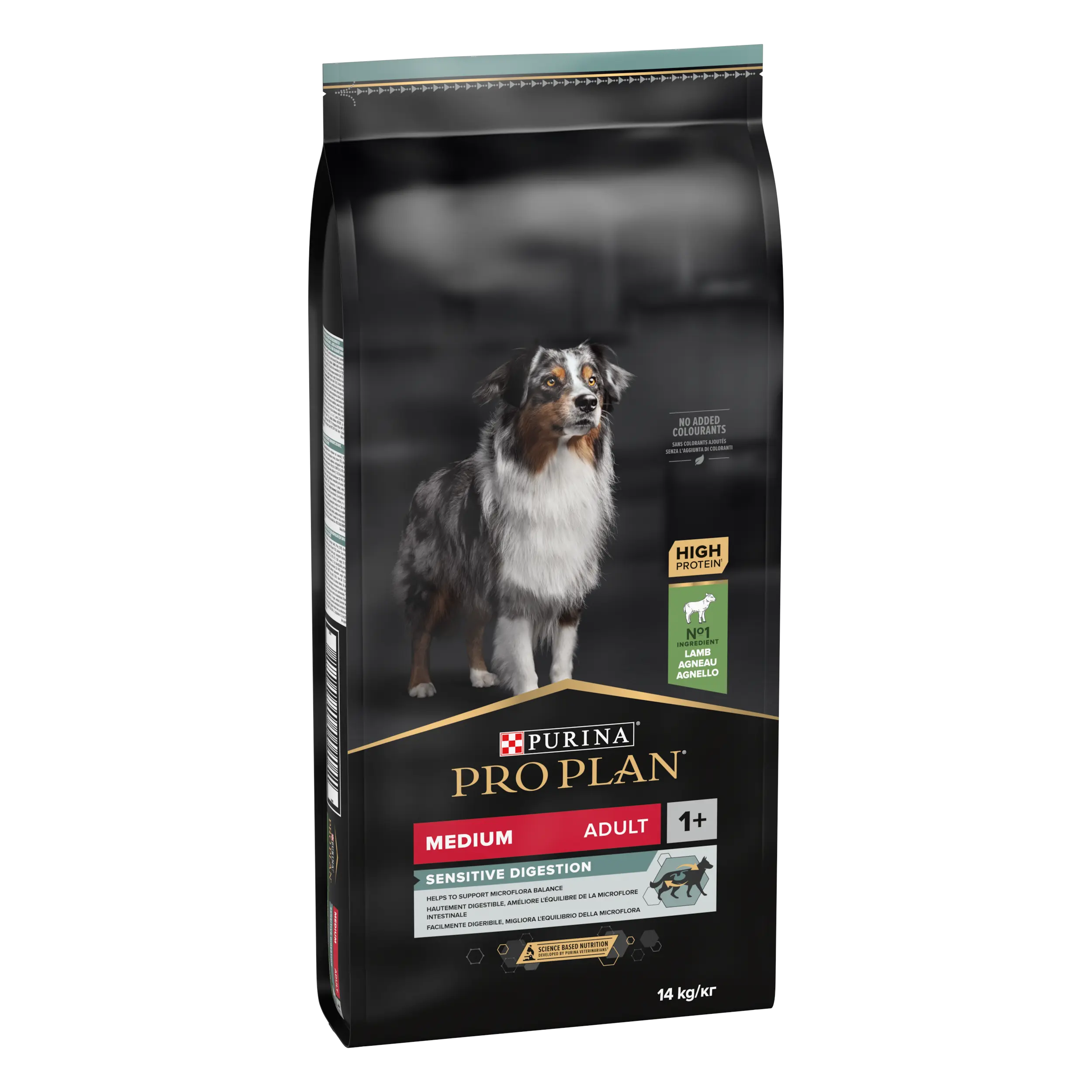 PURINA PRO PLAN ADULT Sensitive Digestion, Talie Medie, Miel, 10 kg