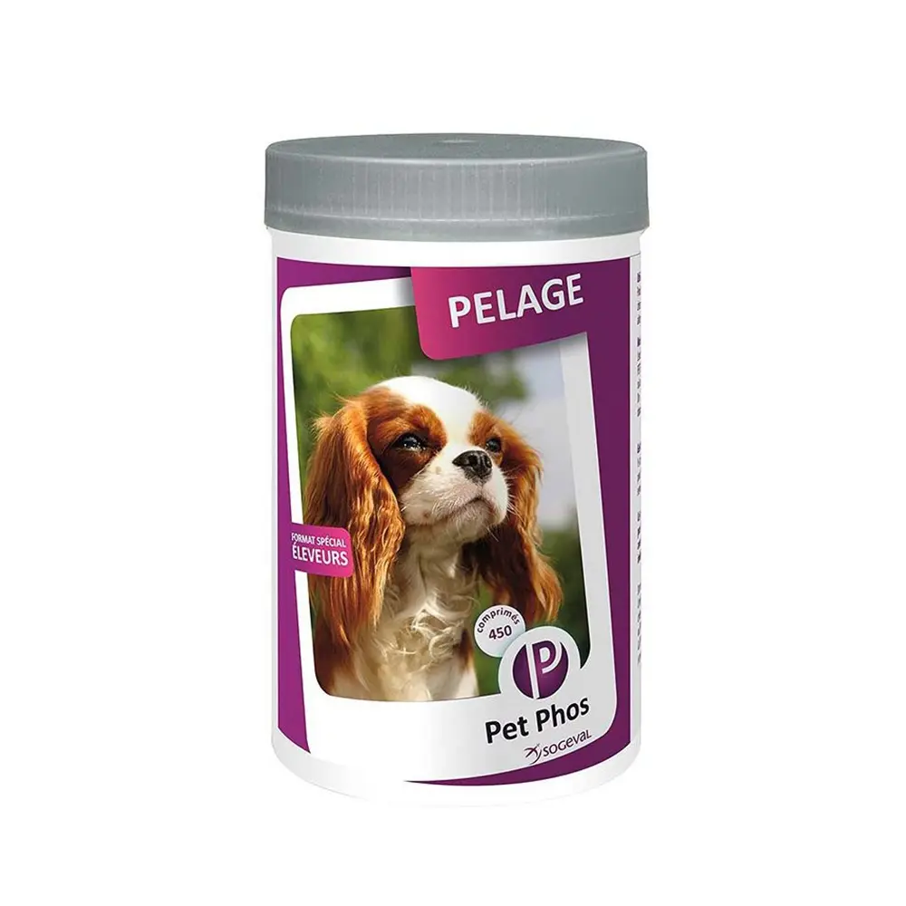Pet Phos Canin Special Pelage, 450 comprimate