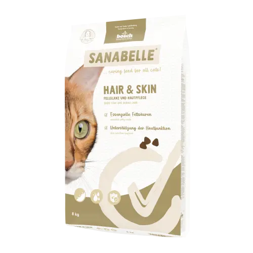 Hrana uscata pisici, Sanabelle Hair and Skin, 8 kg