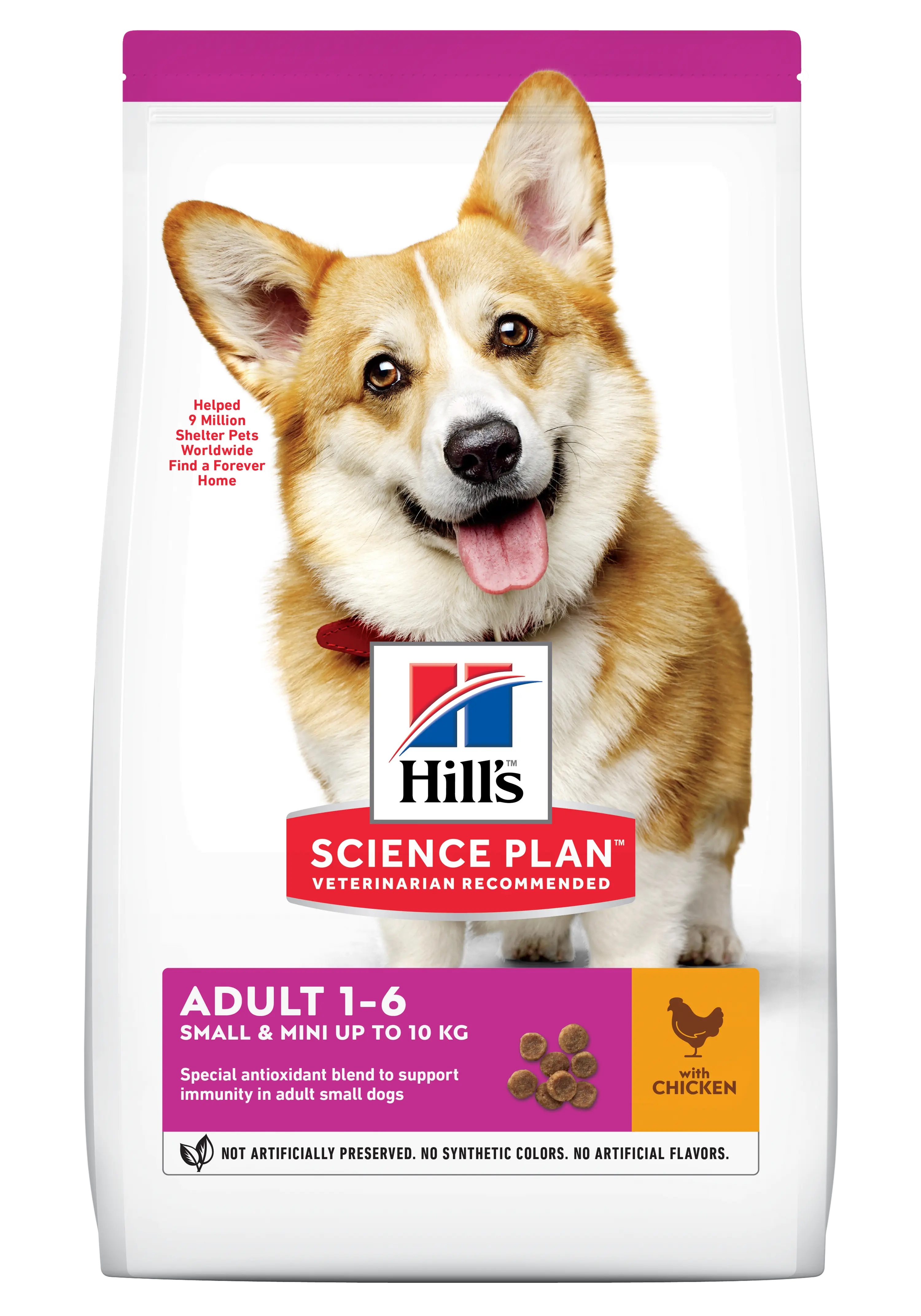 Hrana uscata caini, Hill's Science Plan Canine Adult Small and Mini Chicken, 1.5 kg