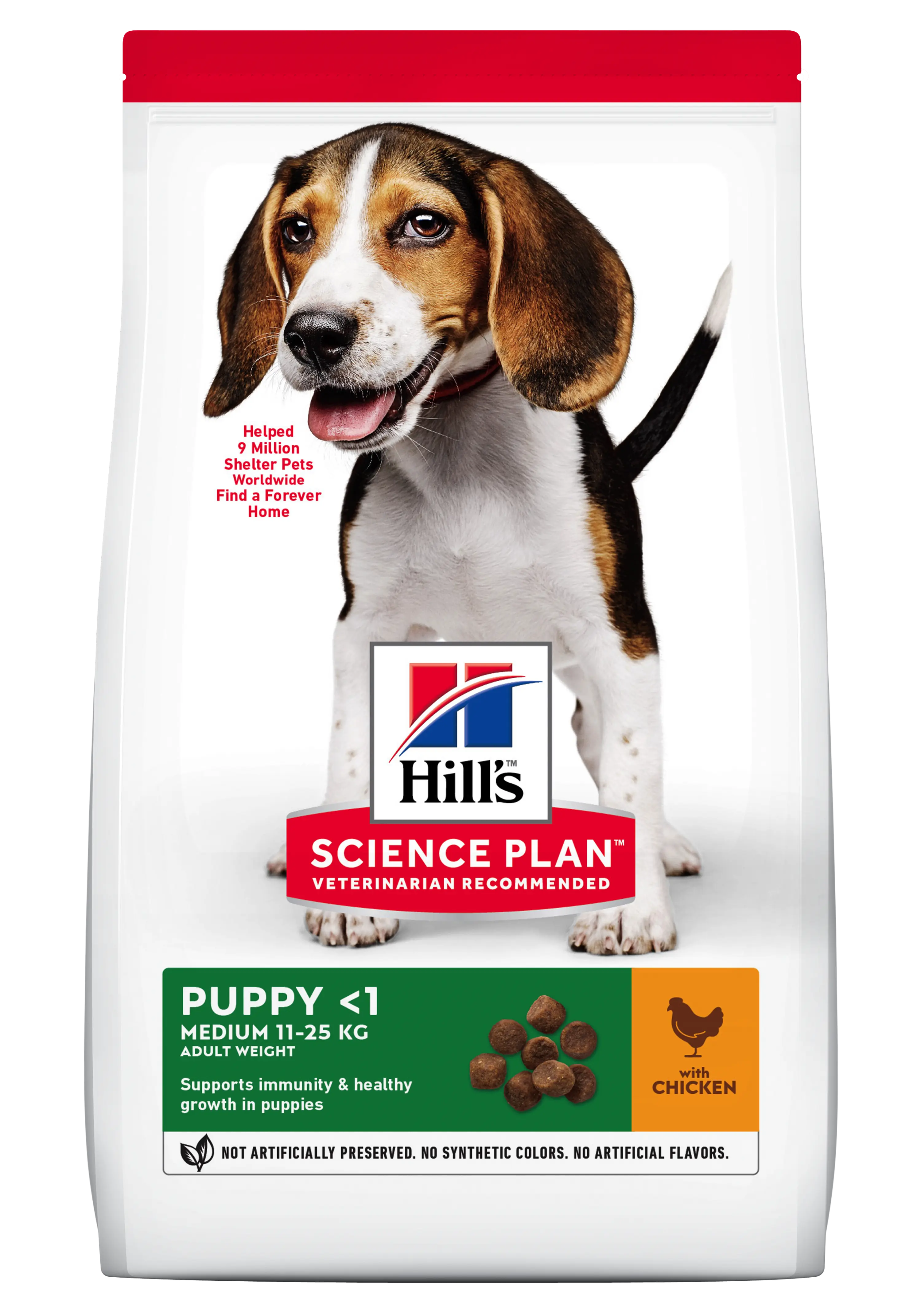 Hill's Science Plan Canine Puppy Medium Chicken, 800 g