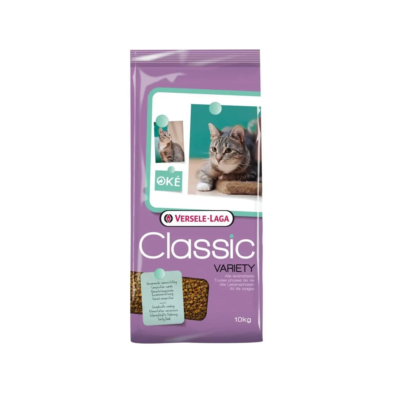 Hrana uscata pisici, Versele-Laga Oke Classic Cat Variety, 10 kg