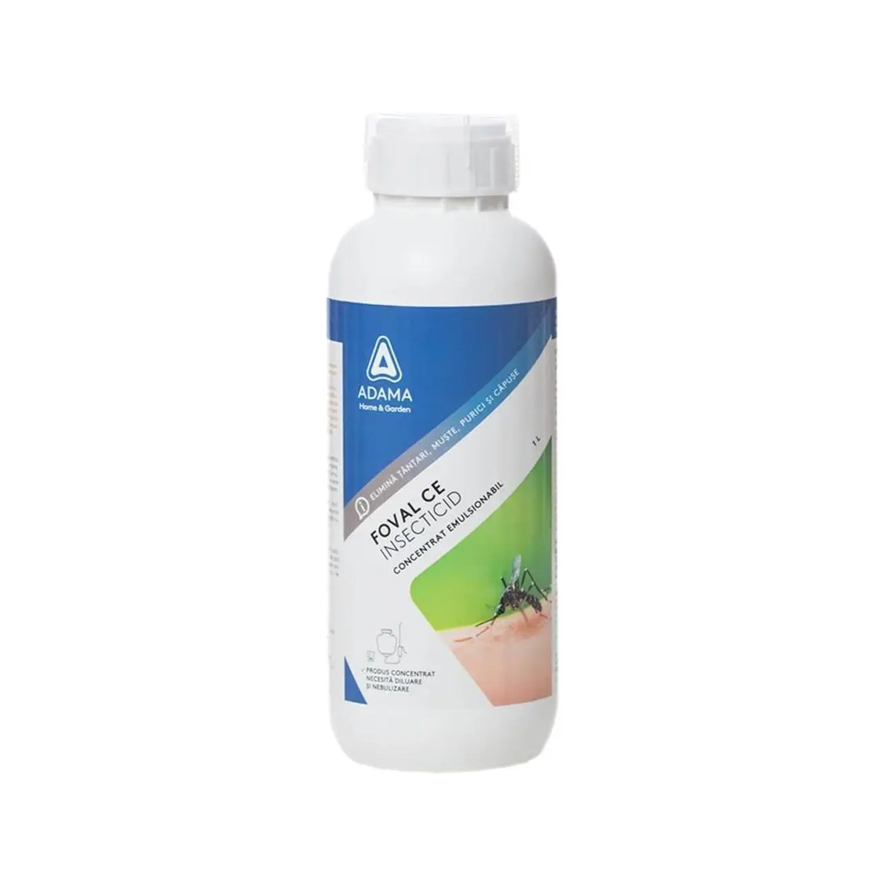 Insecticid pentru Combaterea Tantarilor, Mustelor, Puricilor si Capuselor, Foval CE, 1 L