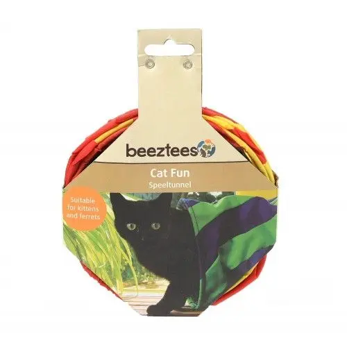 Tunel de joaca pentru pisici, Beeztees, 35 cm