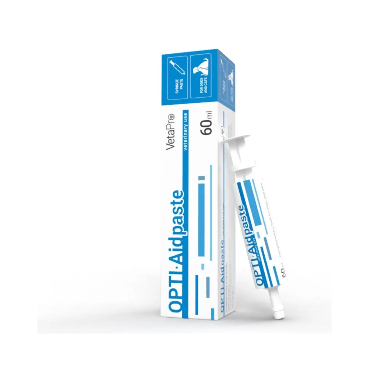 Vetapro Opti-aid Paste, Seringa Complex Multivitamine si Minerale Caini si Pisici, 60 ml