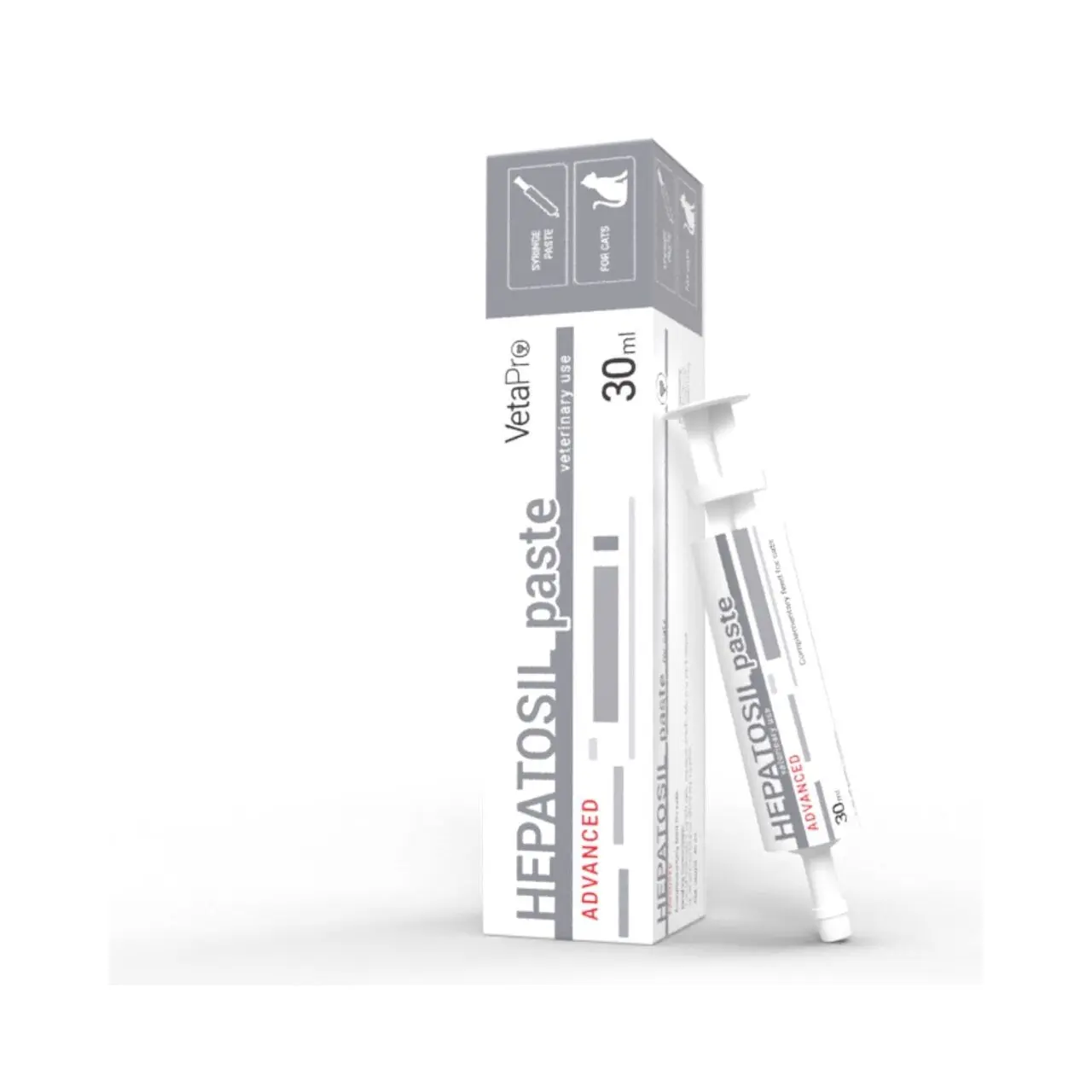 Vetapro Hepatosil Advanced Paste Seringa Suport Hepatic Pisici, 30 ml