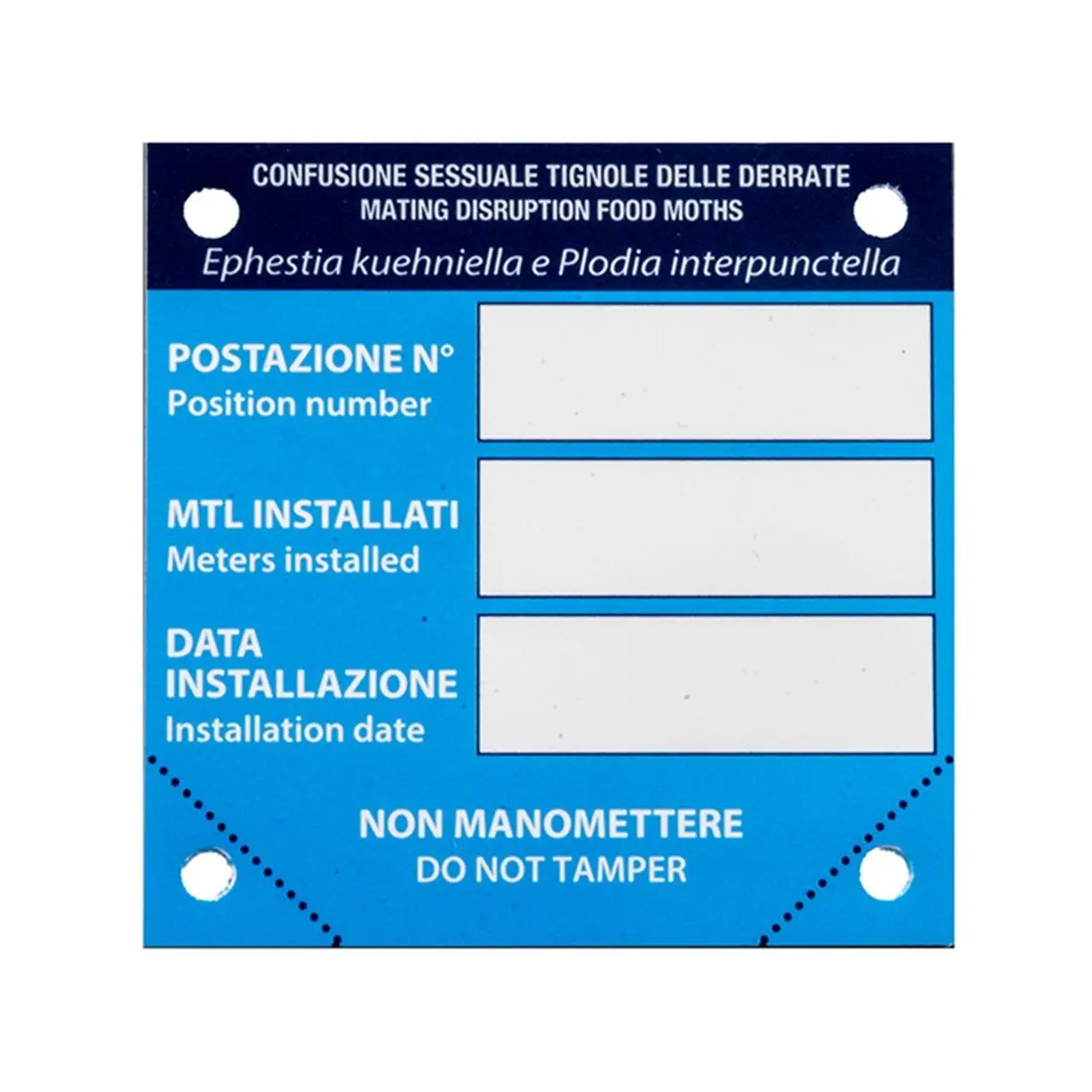 Twist-tie Indicator Istoric Aplicare Cablu Feromon 7x7 cm