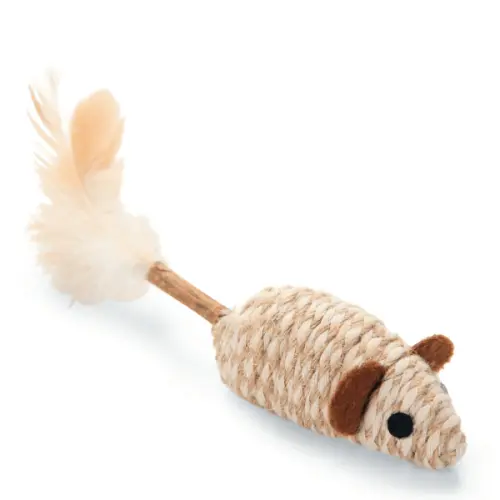 Jucarie Pisici Beeztees Soarece Catnip & Matatabi, 12 cm