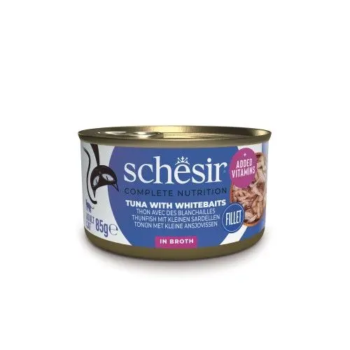 Hrana umeda pisici, Schesir, Ton si Ansoa in Supa, 85 g
