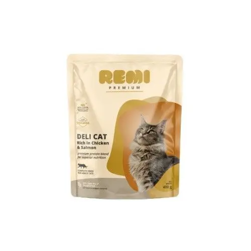 Hrana Uscata Pisici, Remi Premium Adult Deli Cat cu Pui, 400 g