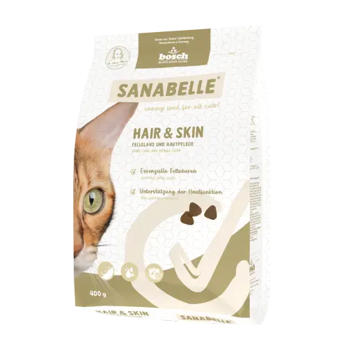 Hrana uscata pisici, Sanabelle Hair and Skin, 400 g