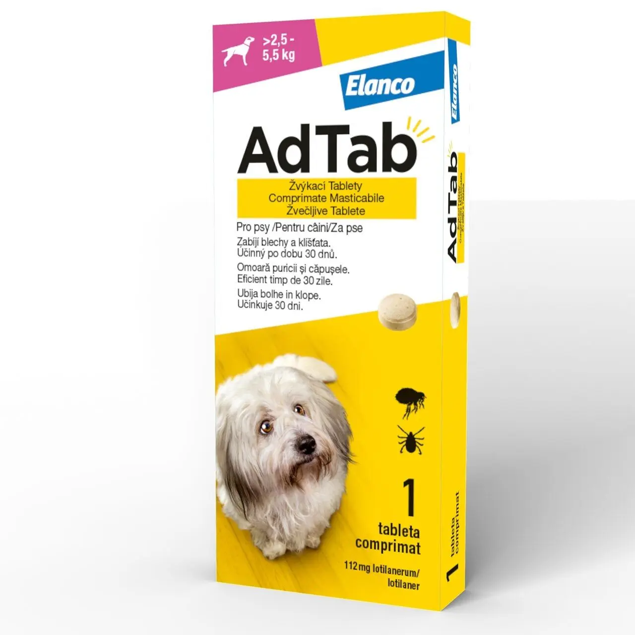 AdTab Dog, 112.5 mg/ 1 tableta
