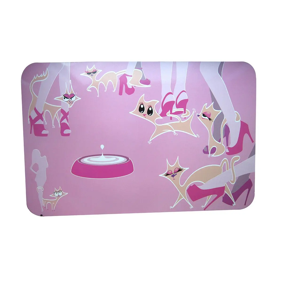 Pad Castron Pisici Glamour Pink, 43 x 28 cm