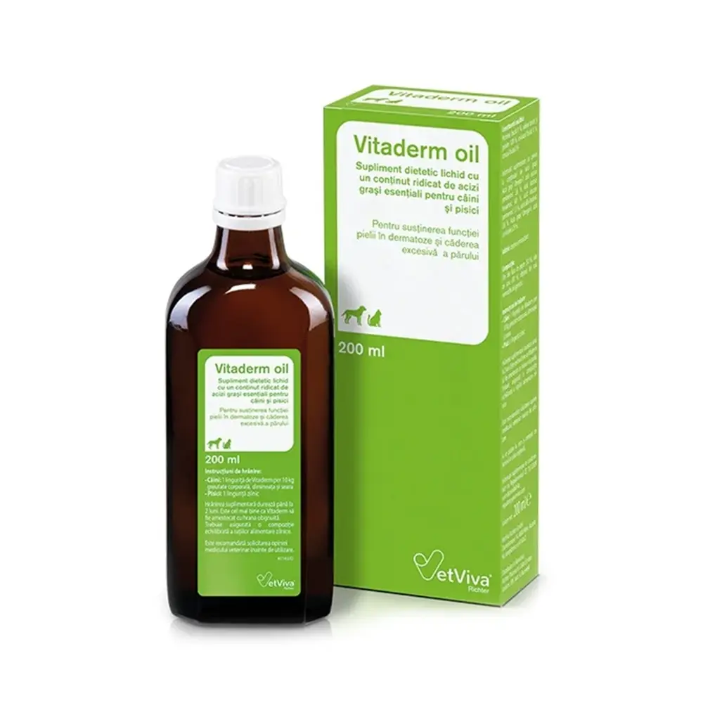 Vitaderm Solutie Orala, 200 ml