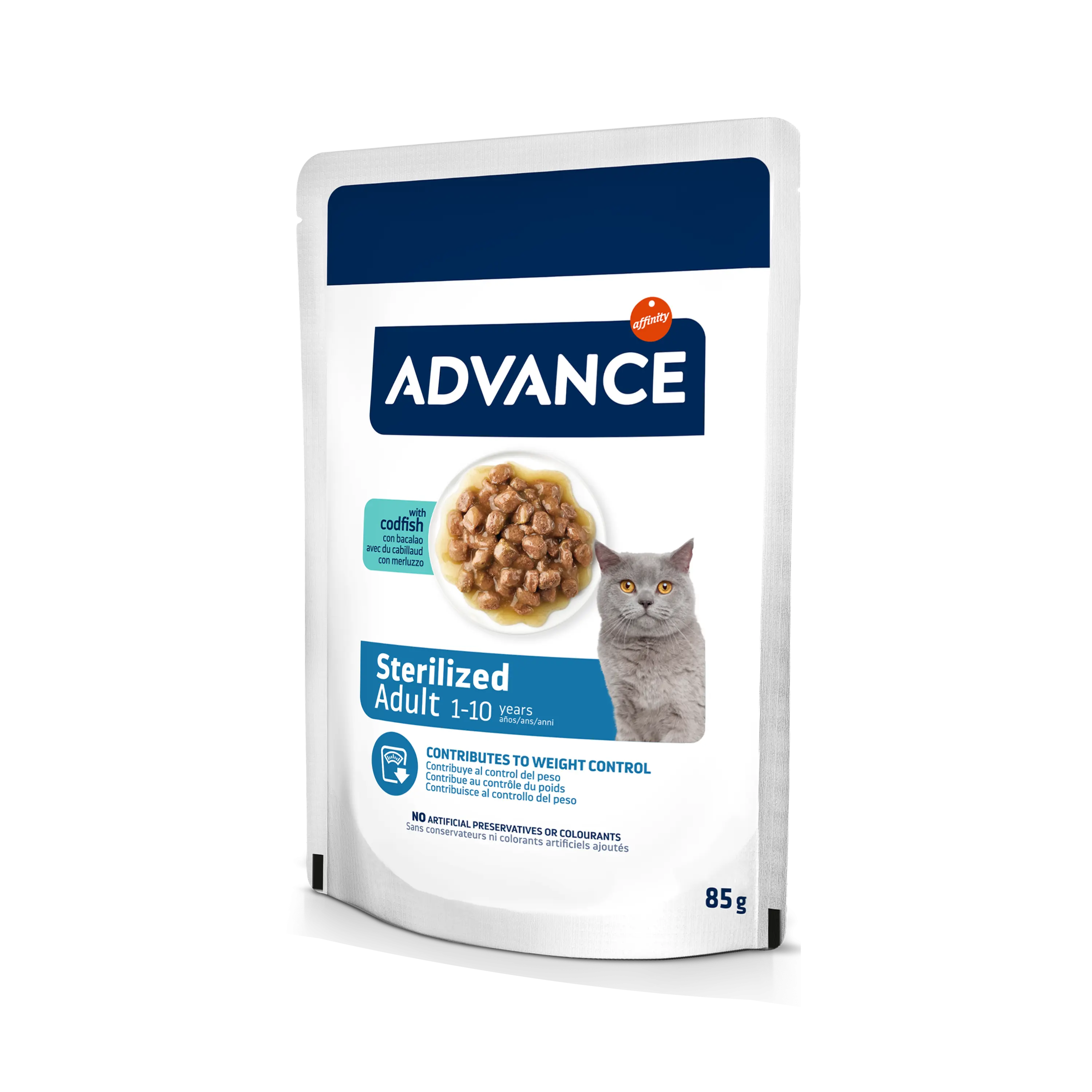 Advance Cat Wet Sterilized Cod, 85 g