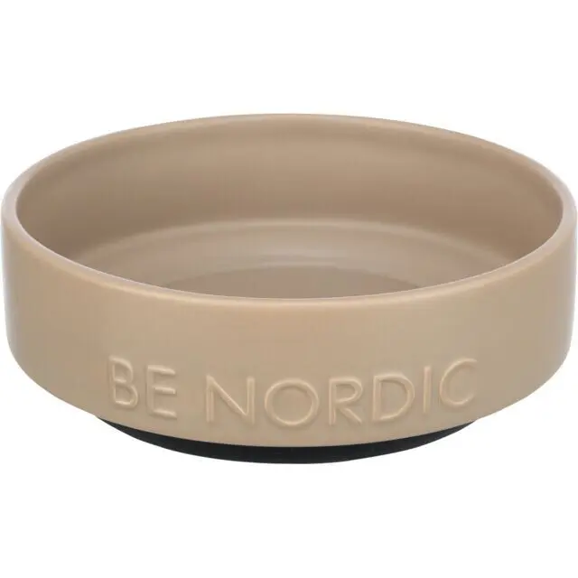 Trixie Bol Ceramic Be Nordic, 0.5 l/ ø 16 cm, Taupe
