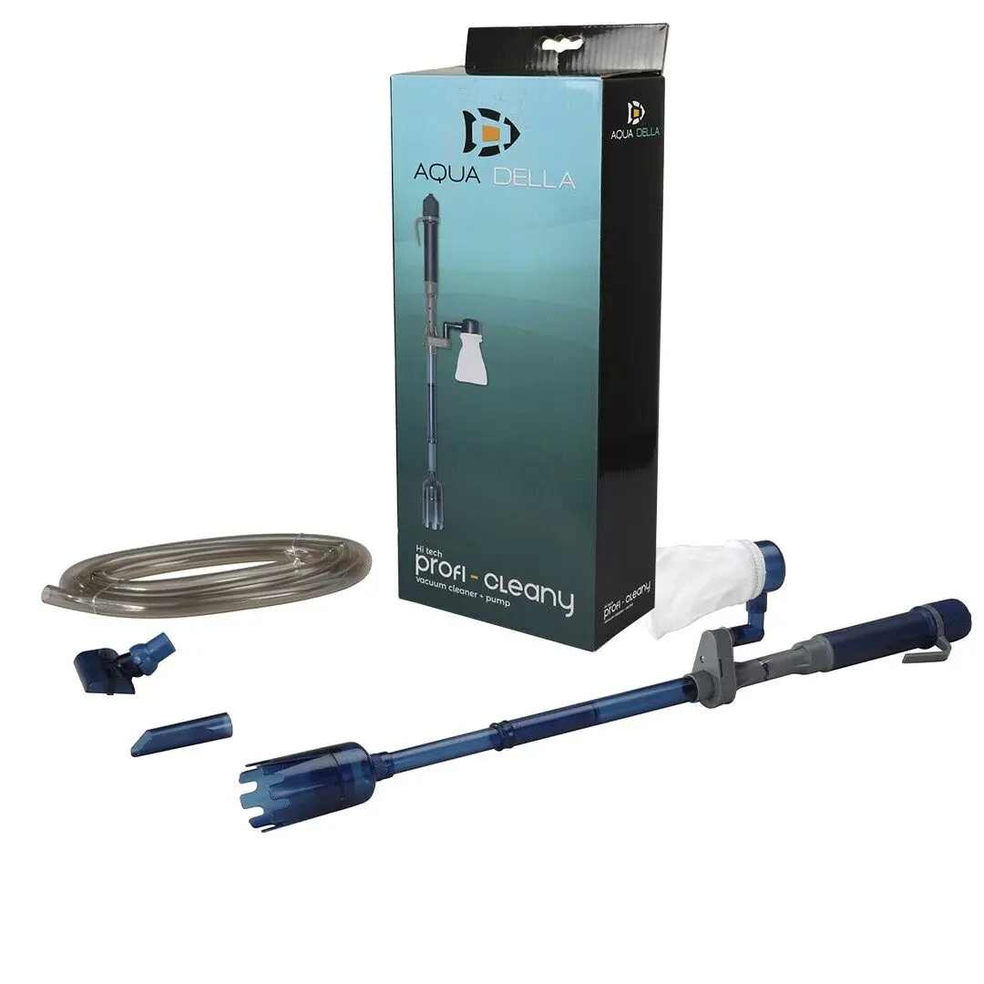 Aqua Della, Set Aspirator cu Baterii 4 in 1 pentru Acvariu