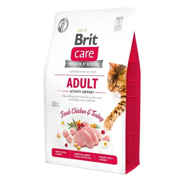 Brit Care Cat GF Adult Activity Support, 2 kg
