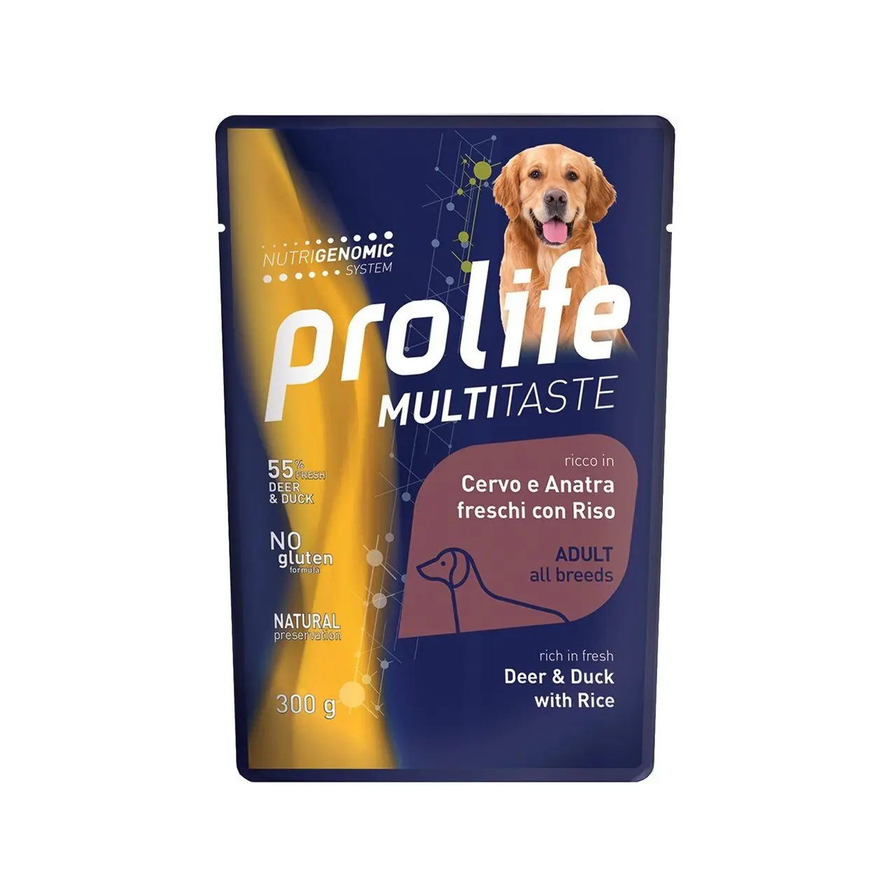 Hrana umeda caini, Prolife Cerb, Rata & Orez, 300 g