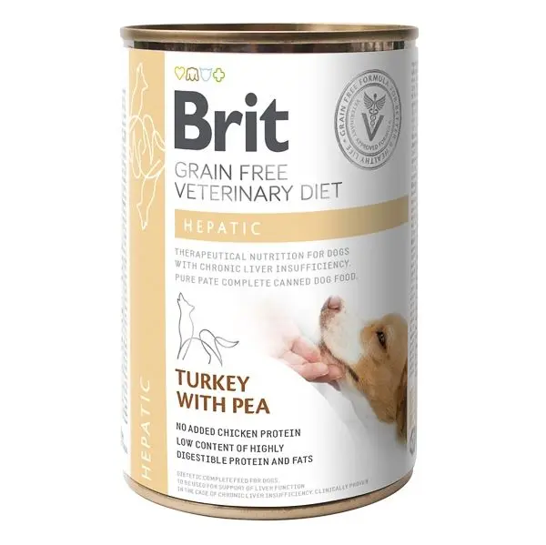 Brit Grain Free Veterinary Diets Dog Hepatic, 400 g