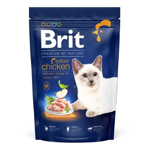 Brit Premium by Nature Cat Indoor Chicken, 1.5 kg