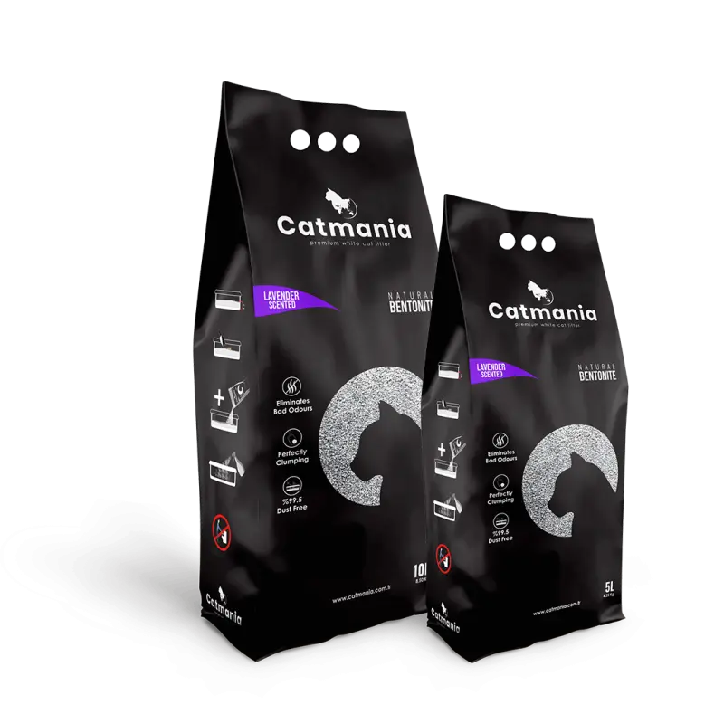 Nisip pentru Litiera Bentonita Catmania, Lavanda, 5 L / 4.25 kg