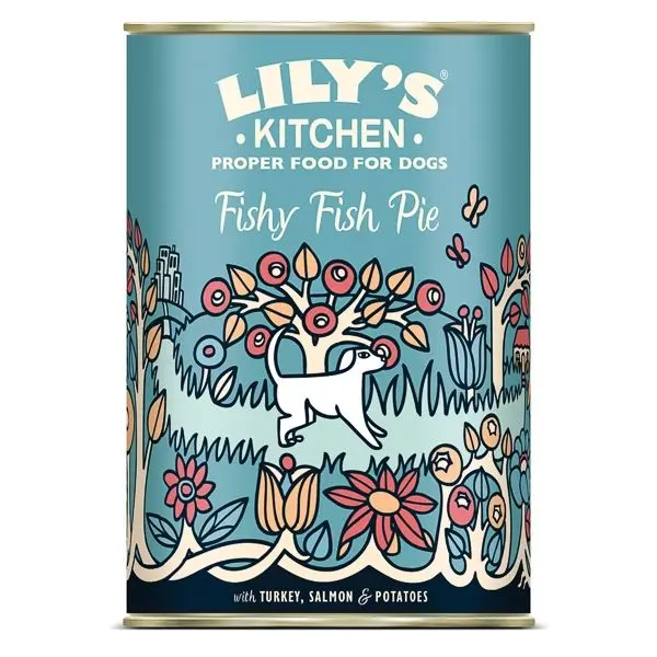 Lily's Kitchen For Dogs Fishy Fish Pie With Turkey, Salmon & Potatoes, 400 g