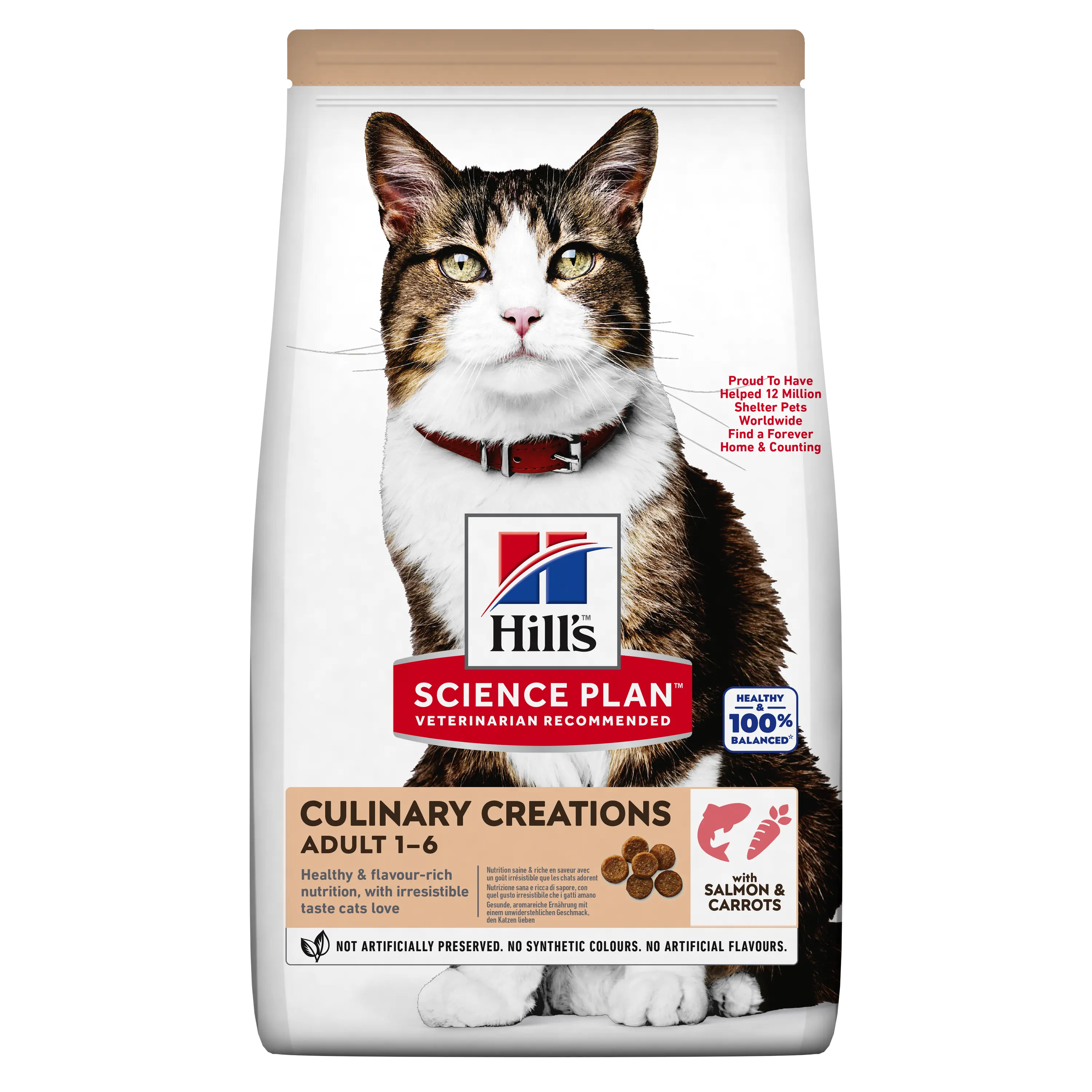 Hrana uscata pisici, Hill's Science Plan Feline Adult Salmon & Carrot, 10 kg