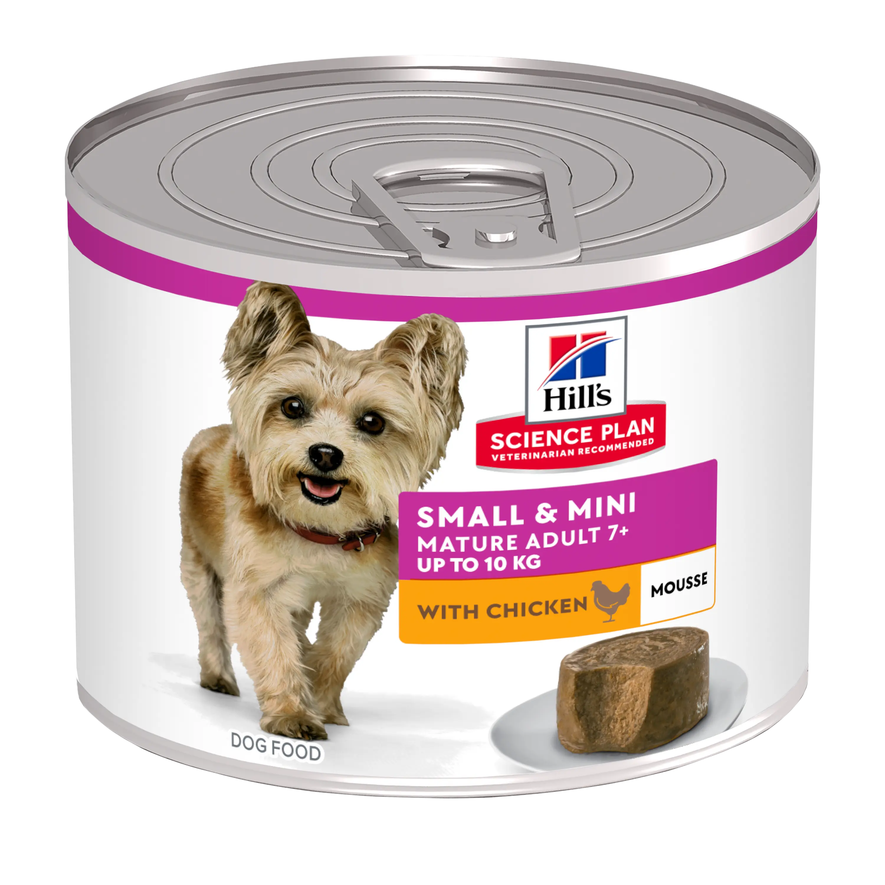 Hrana umeda caini, Hill's Science Plan Canine Mature Small & Mini Mousse Chicken, 200 g