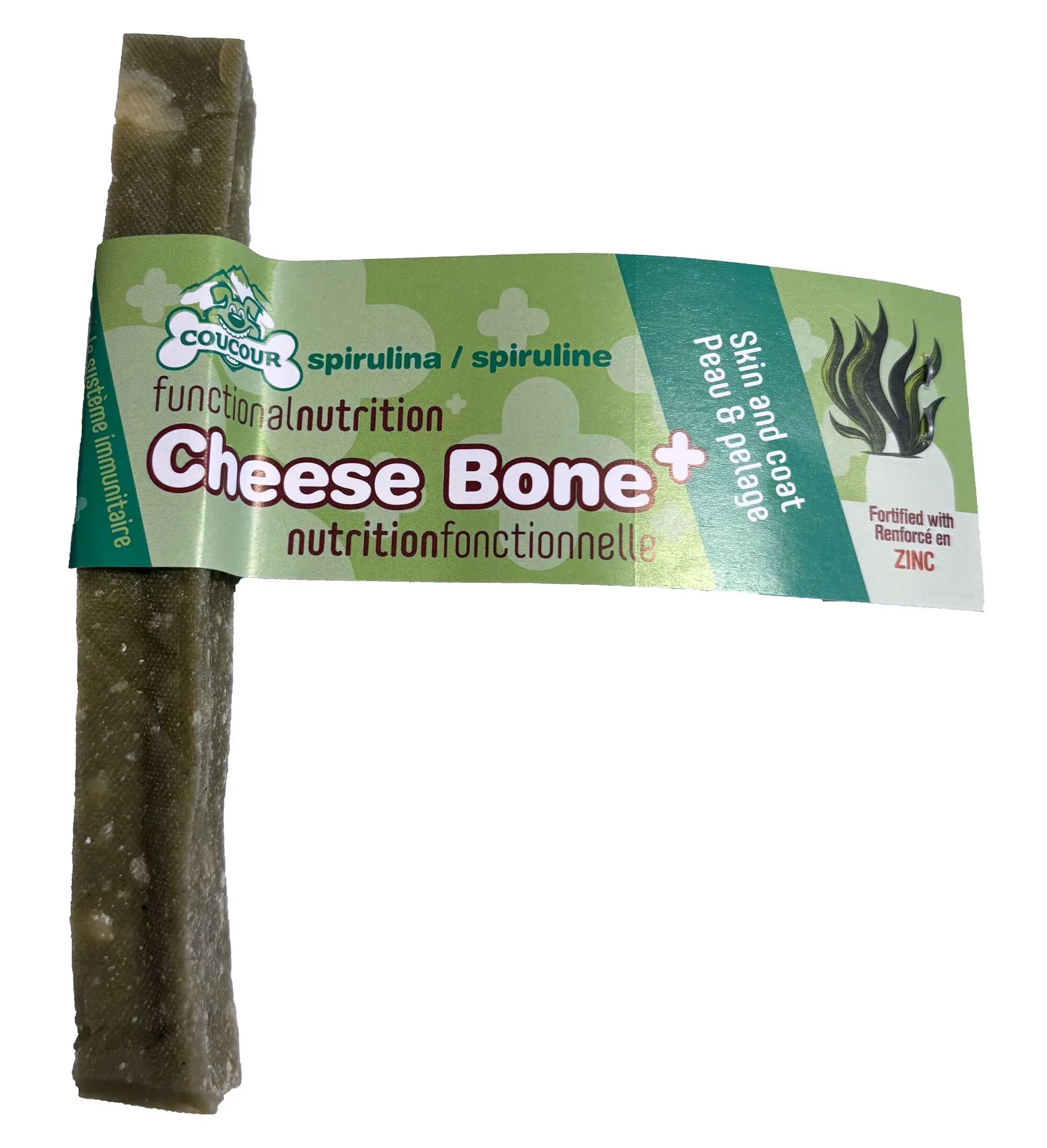 Coucour Recompensa Tare pentru Caini, Branza de Himalaya, Spirulina, S, 48 g