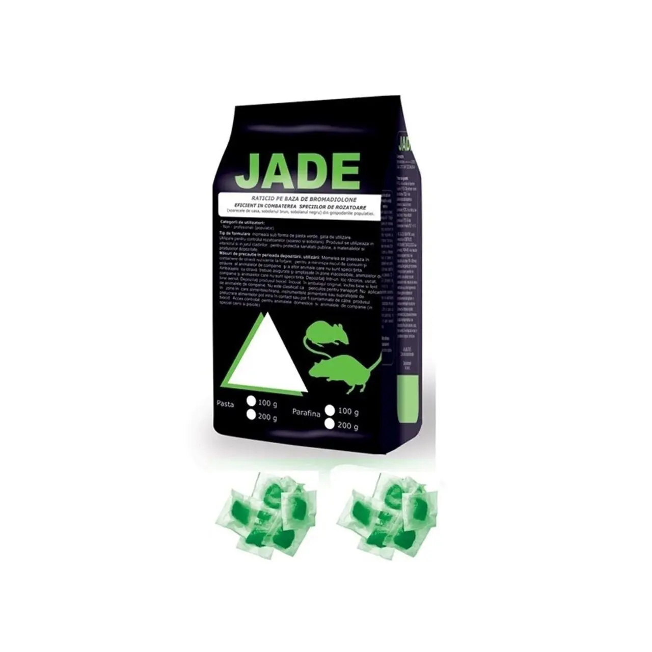 Momeala Rodenticida, Jade Pasta (25x200 g) 5 kg