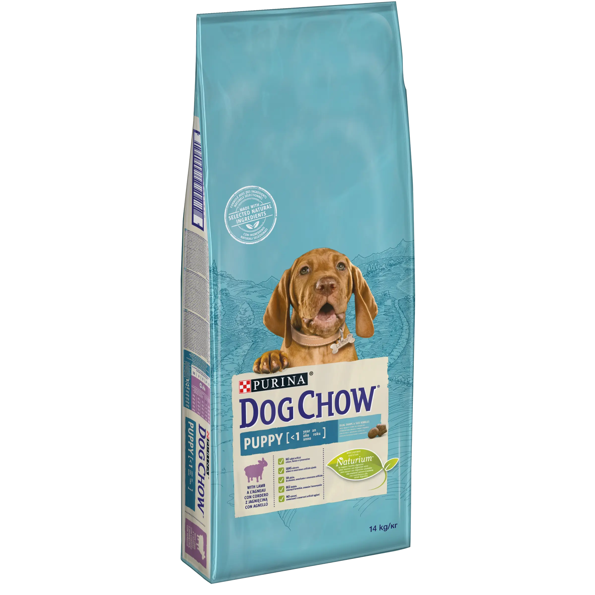 DOG CHOW Puppy, Miel, 14 kg