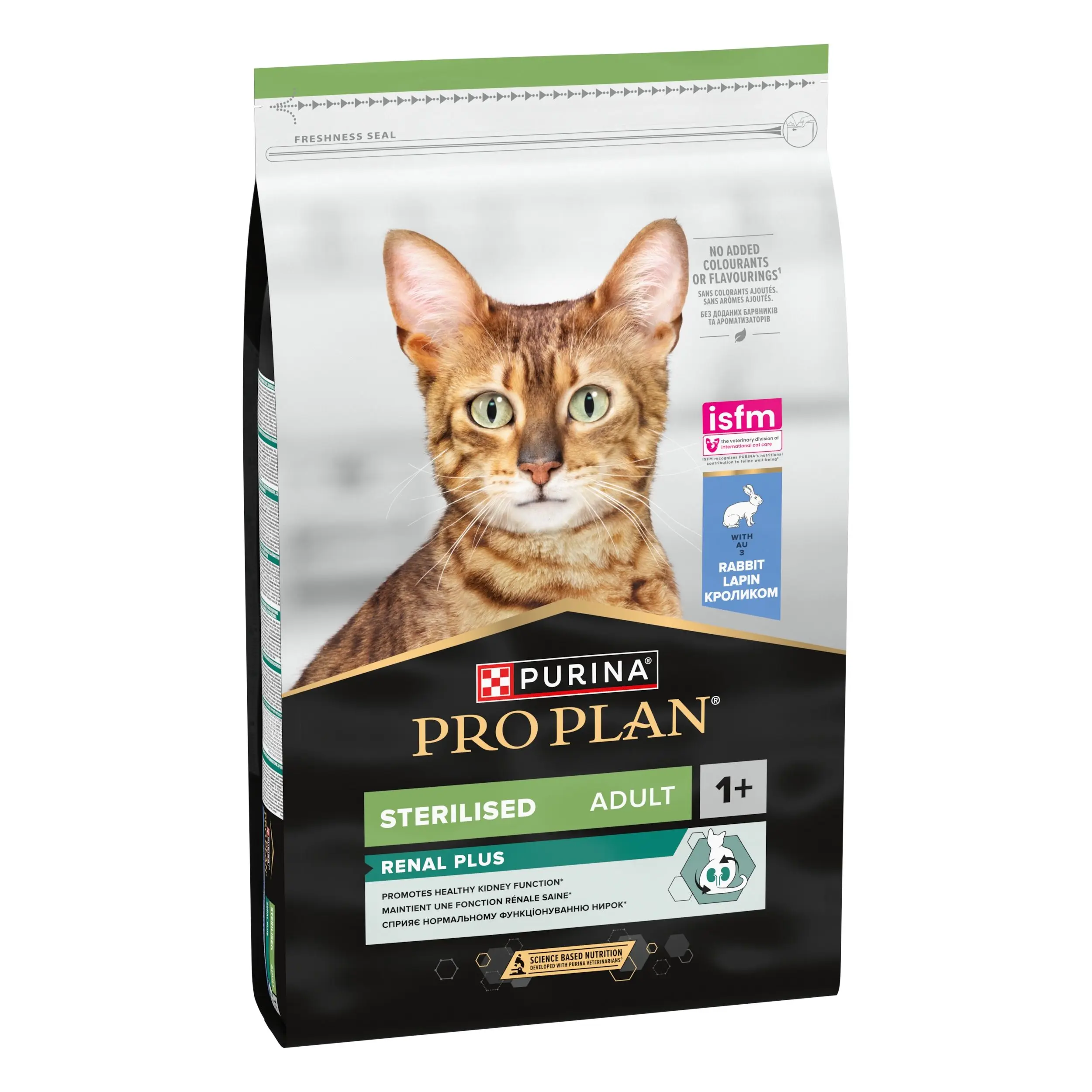 Hrana uscata pisici, ​Purina Pro Plan Sterilised Renal Plus, Iepure, 10 kg