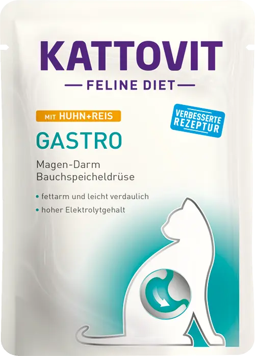 Plic Kattovit Gastro, Pui si Orez, 85 g
