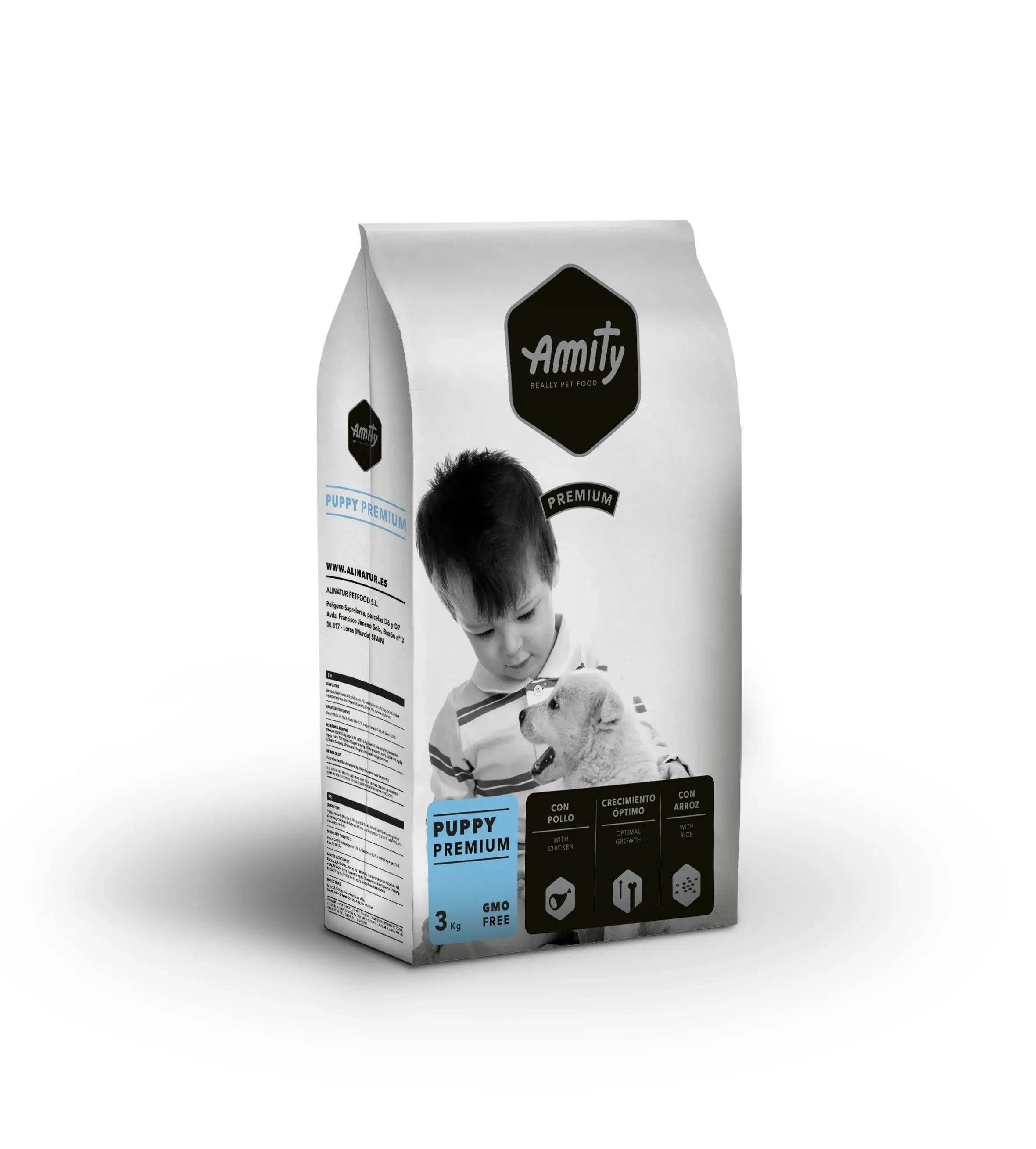 Hrana Uscata Caini, Amity Premium Puppy, 3 kg