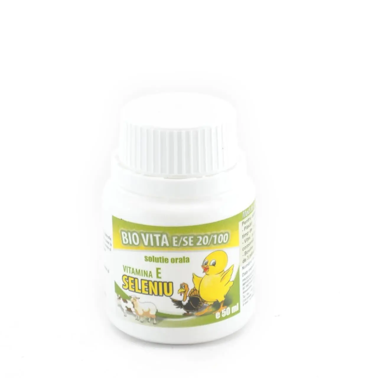 Supliment hrana animale de ferma, Bio-Vita E/Se, 50 ml