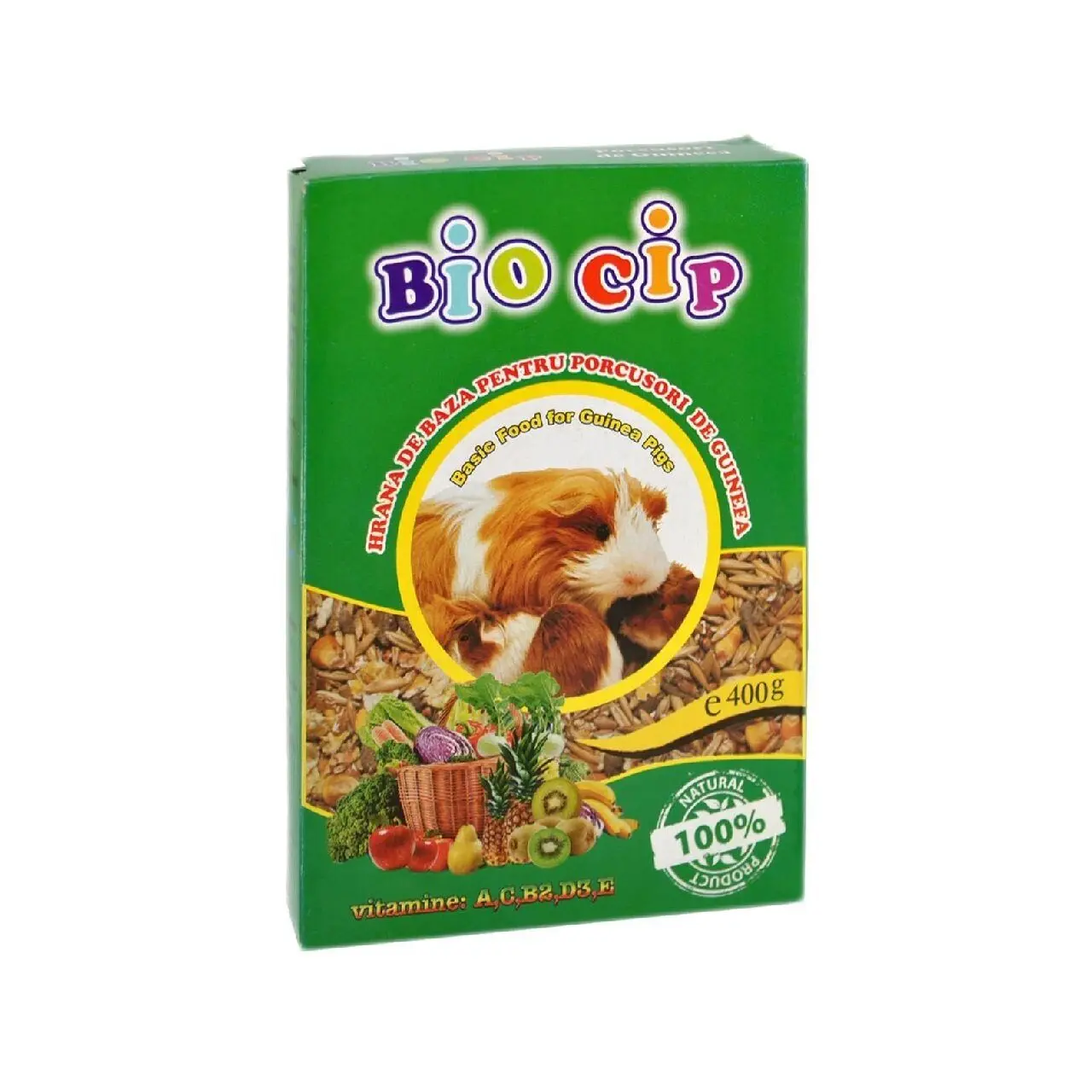 Hrana completa BIOCIP pentru Porcusori de Guineea, 400 g