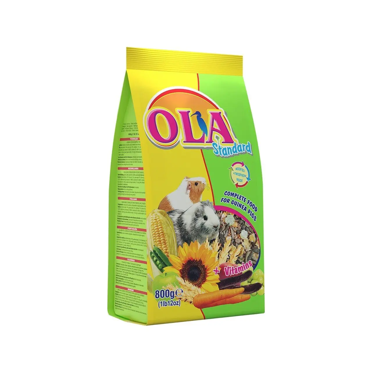 Hrana completa OLA pentru Porcusori de Guinea, 800 g