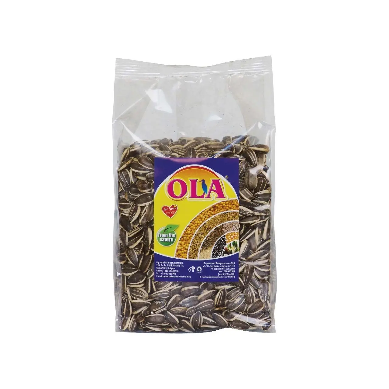 Hrana completa pentru pasari exotice, OLA Seminte Floarea Soarelui Large, 400 g