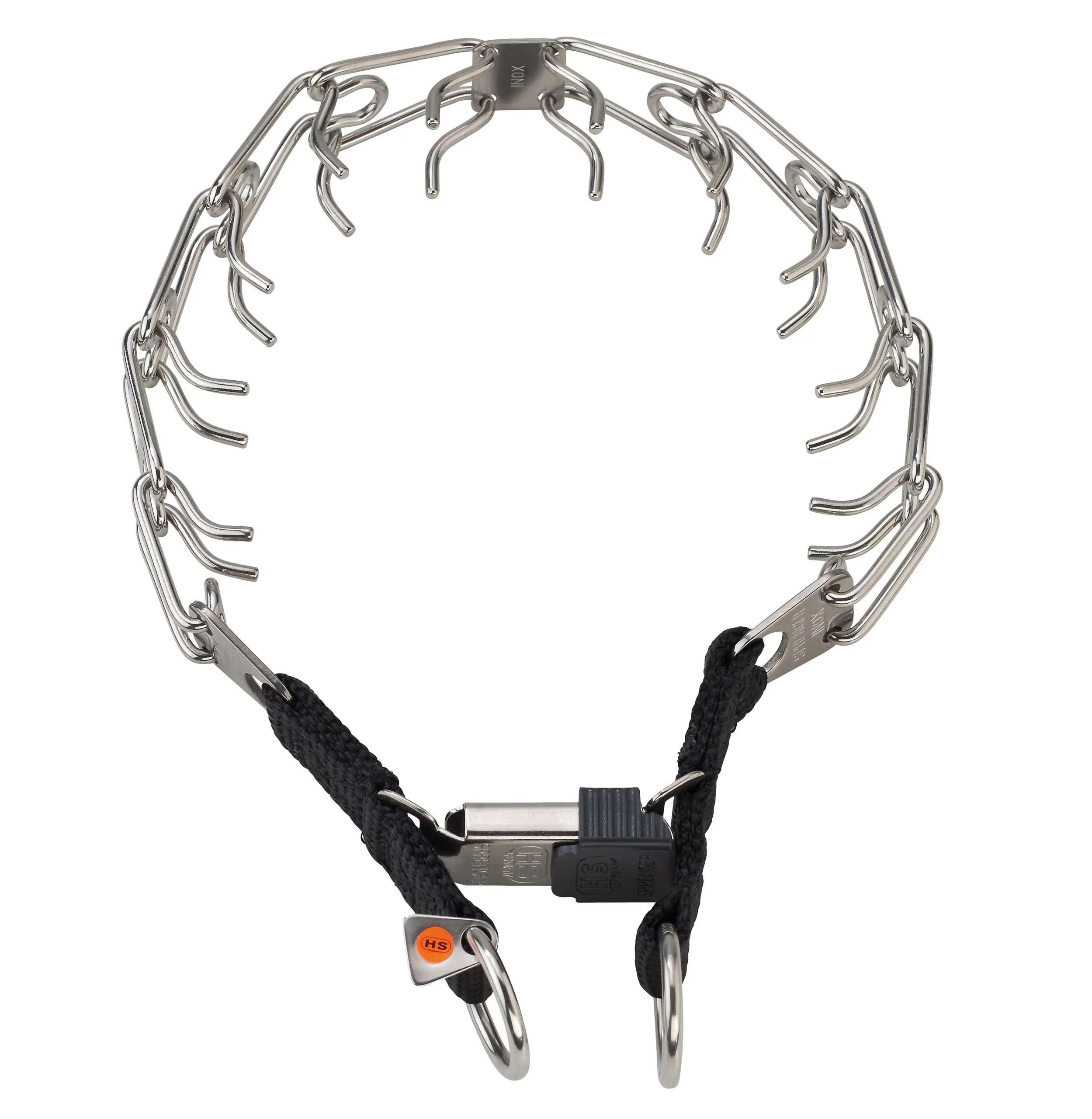 Zgarda otel inoxidabil pentru dresaj cu catarama rapida Hermann Sprenger - 52 cm - 52 cm
