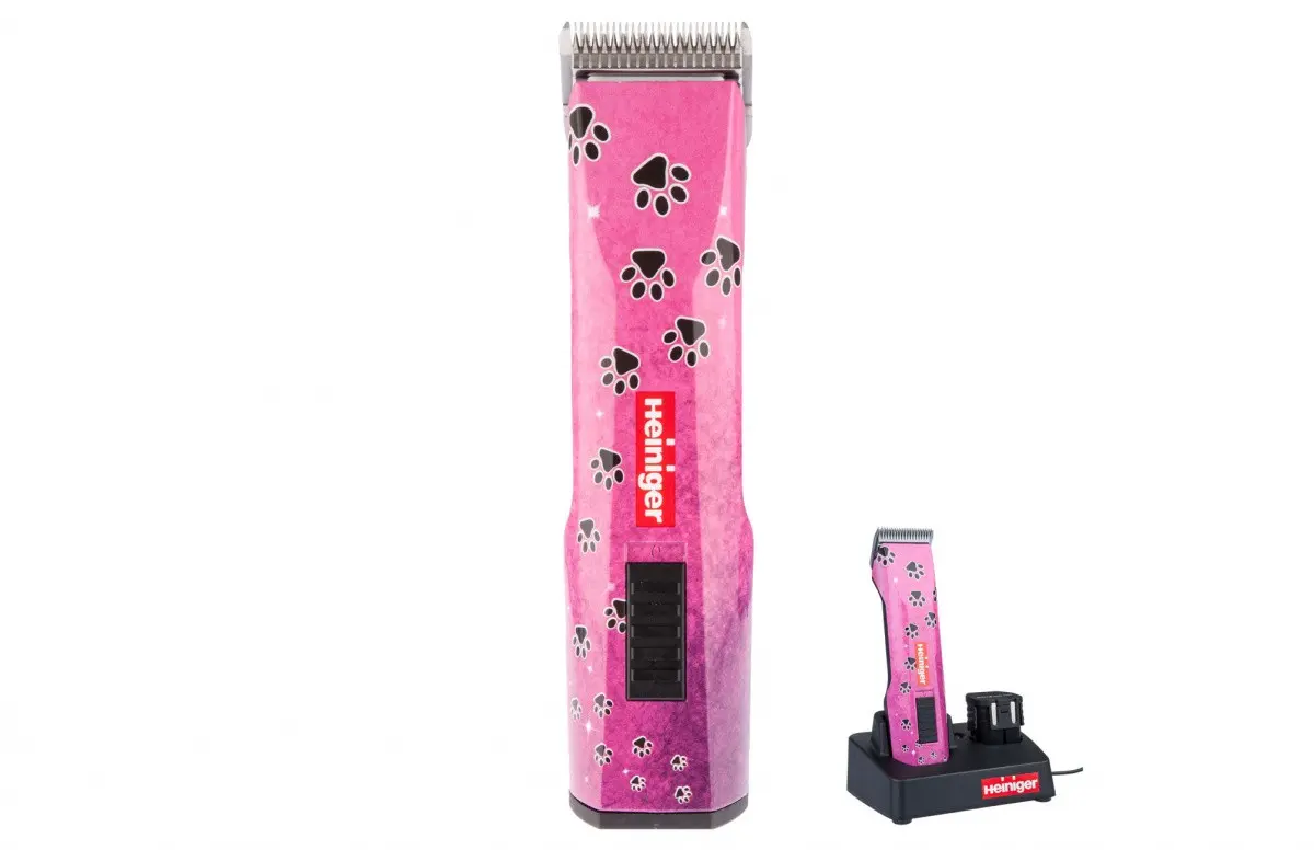 Masina de tuns profesionala fara fir Heiniger Saphir Pink