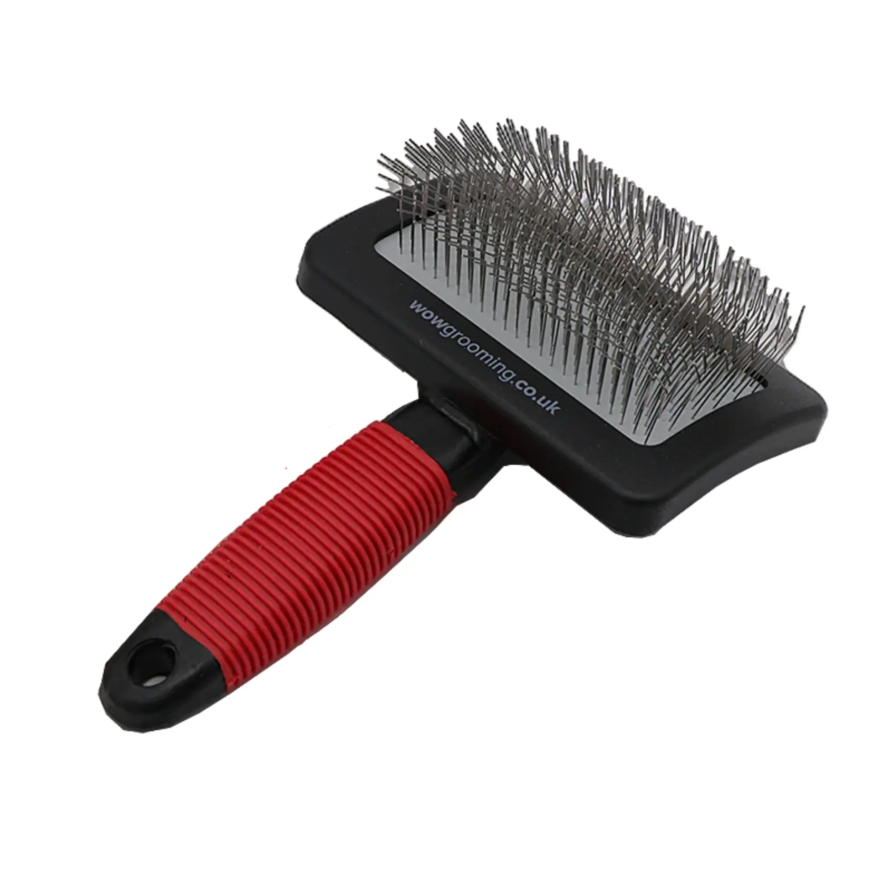 Perie Slicker WOW Grooming cu pin lungi din inox