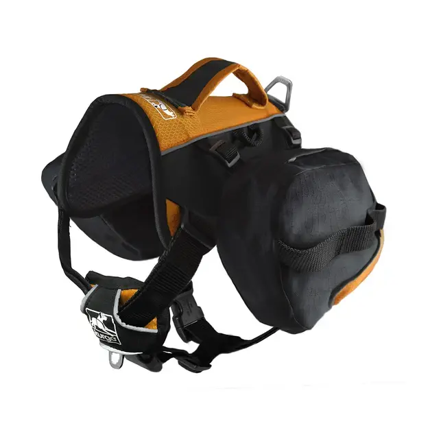 Rucsac pentru caini Kurgo Baxter Pack, negru/portocaliu - M