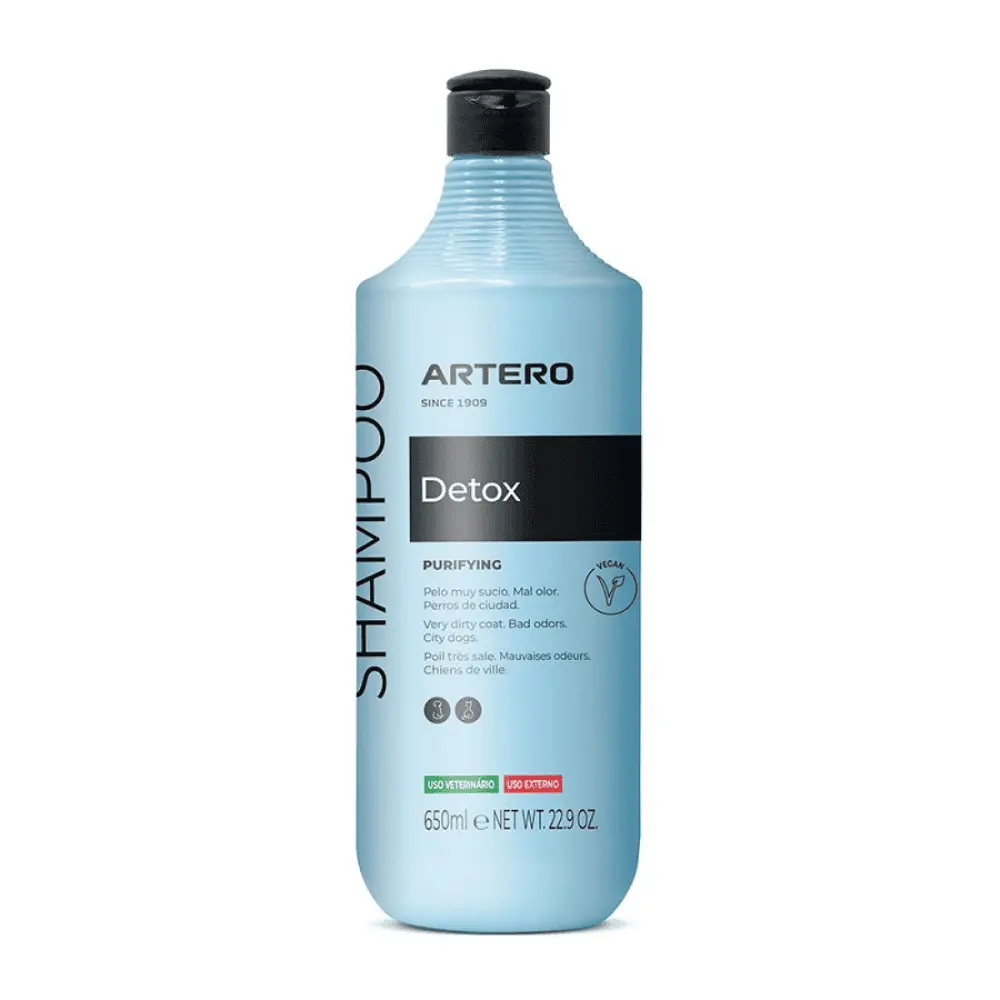 Sampon concentrate Artero DETOX cu carbune activ - 650 ml