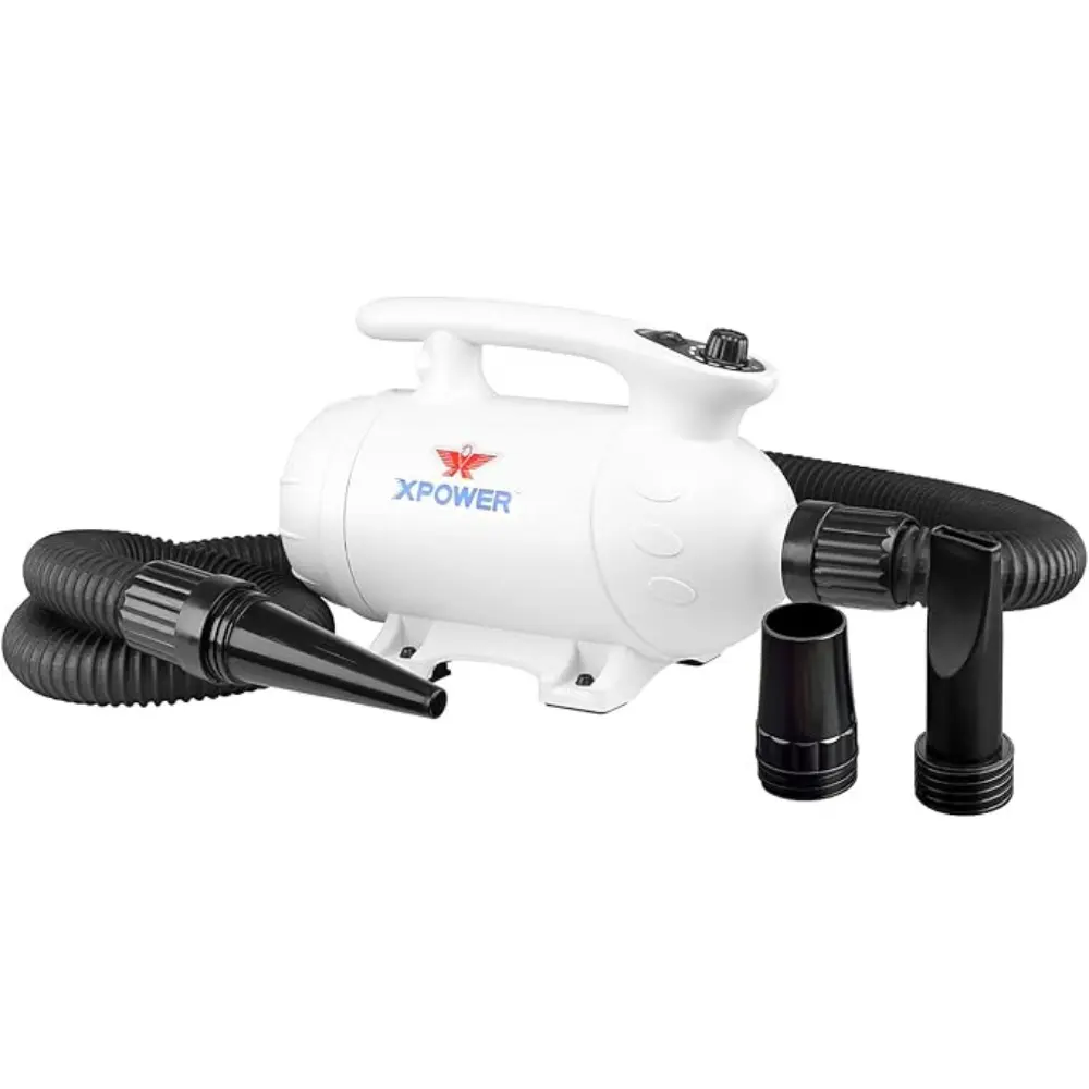 Uscator profesional XPOWER B-24 3HP cu caldura, viteza variabila si 3 duze incluse