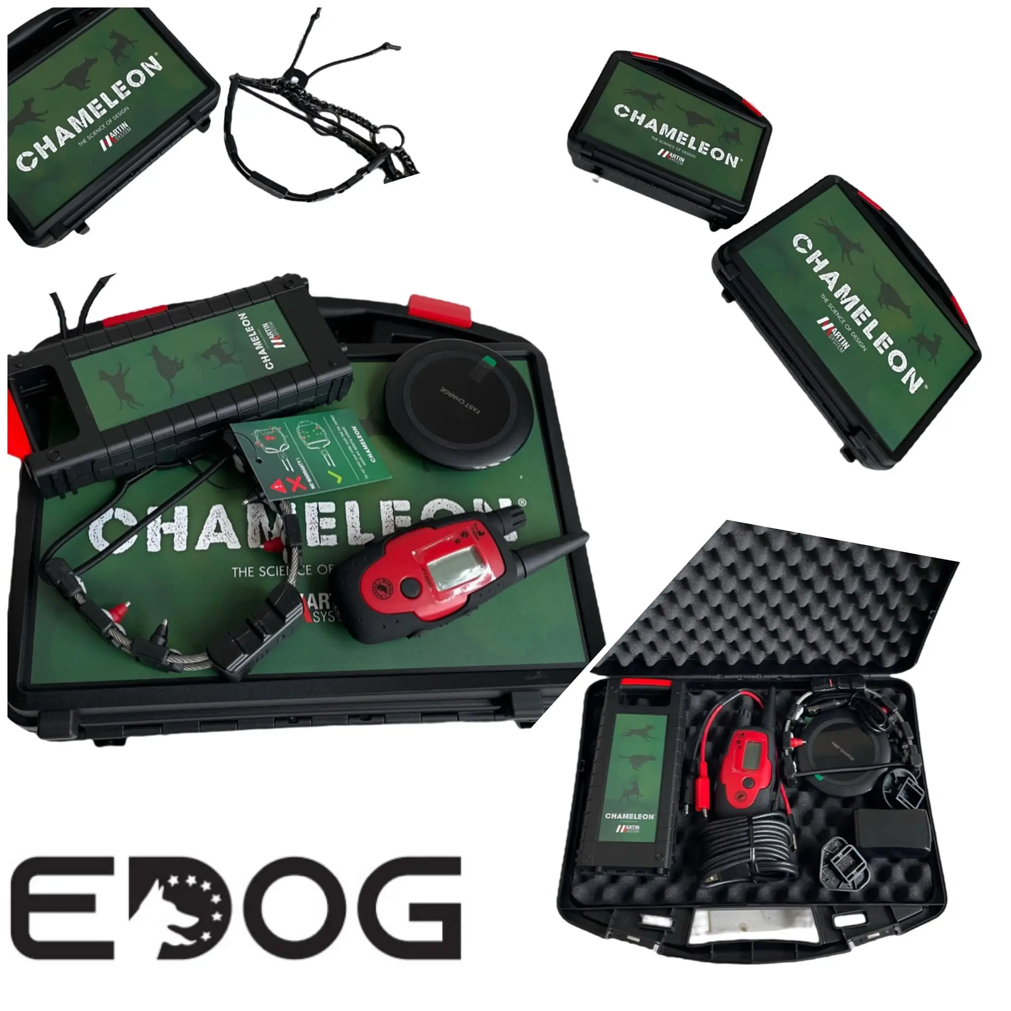 Zgarda de dresaj Chameleon 3, telecomanda PT3000+ FingerKick